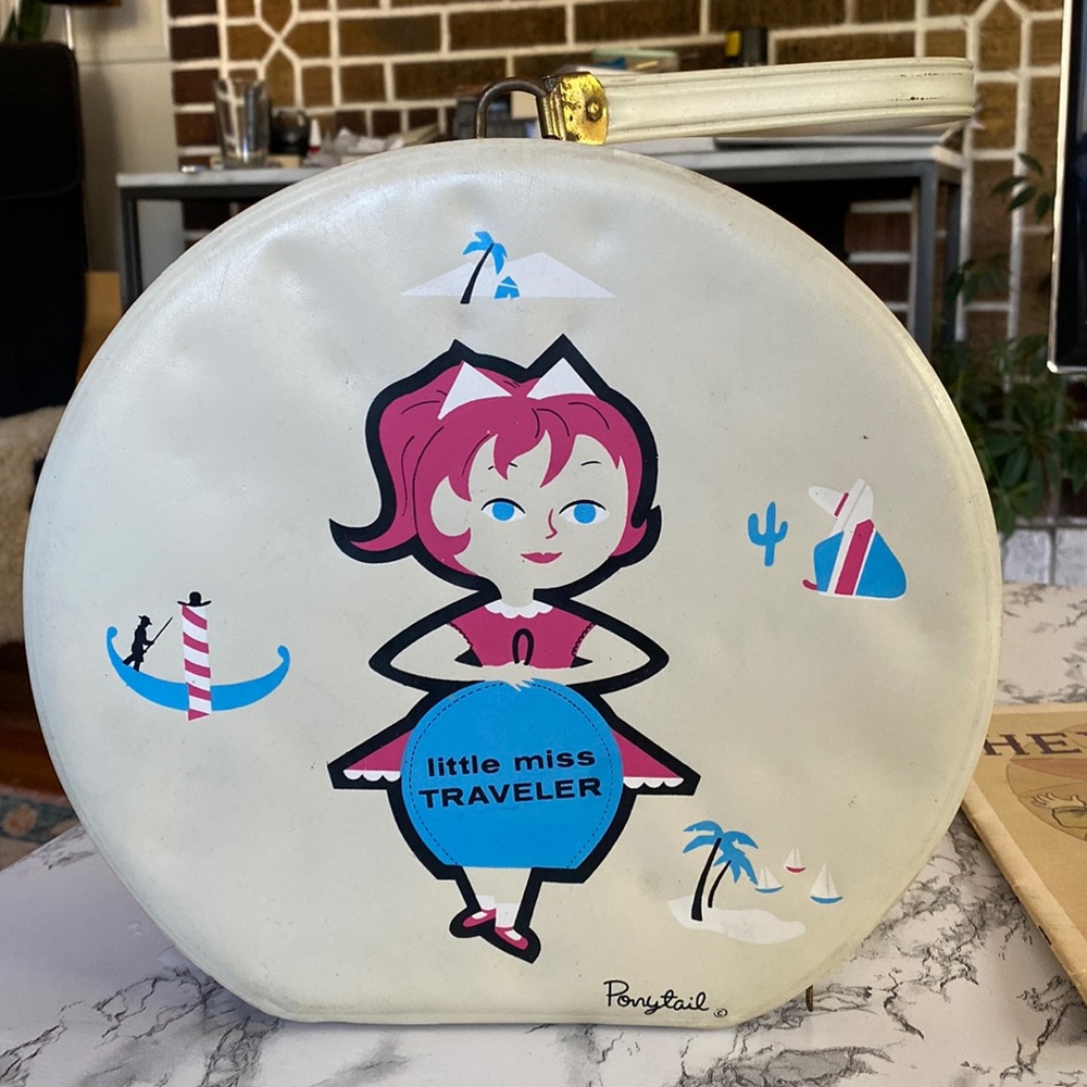 Vintage Little Miss Traveler doll suitcase